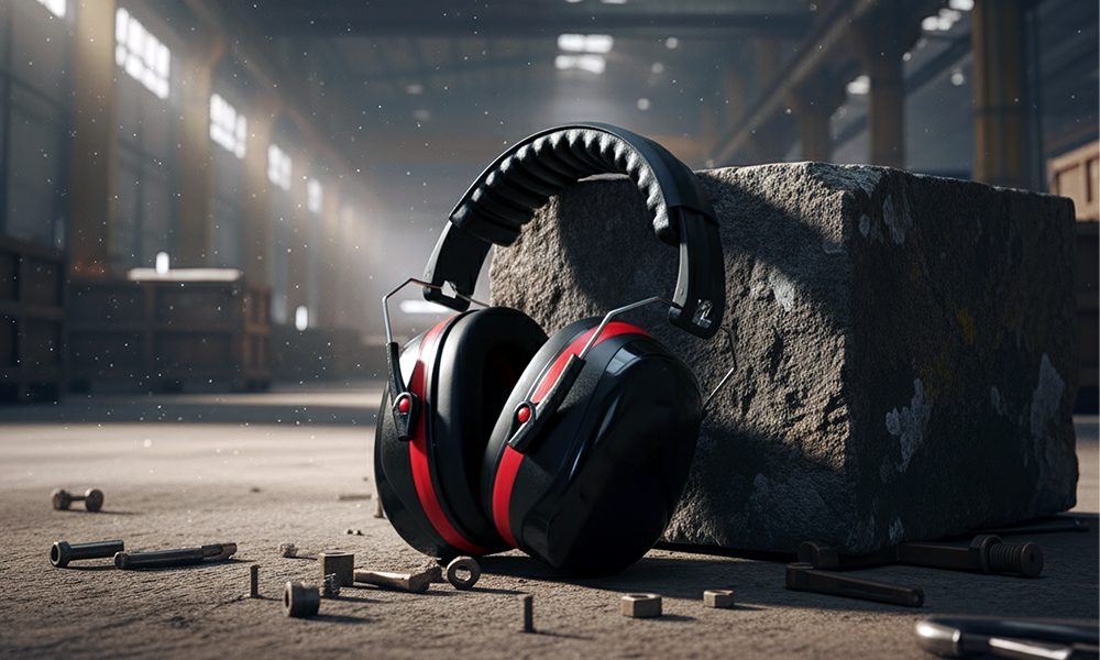 Gehörschutz auf der Baustelle