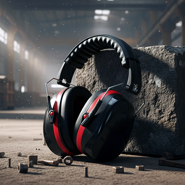 Gehörschutz auf der Baustelle